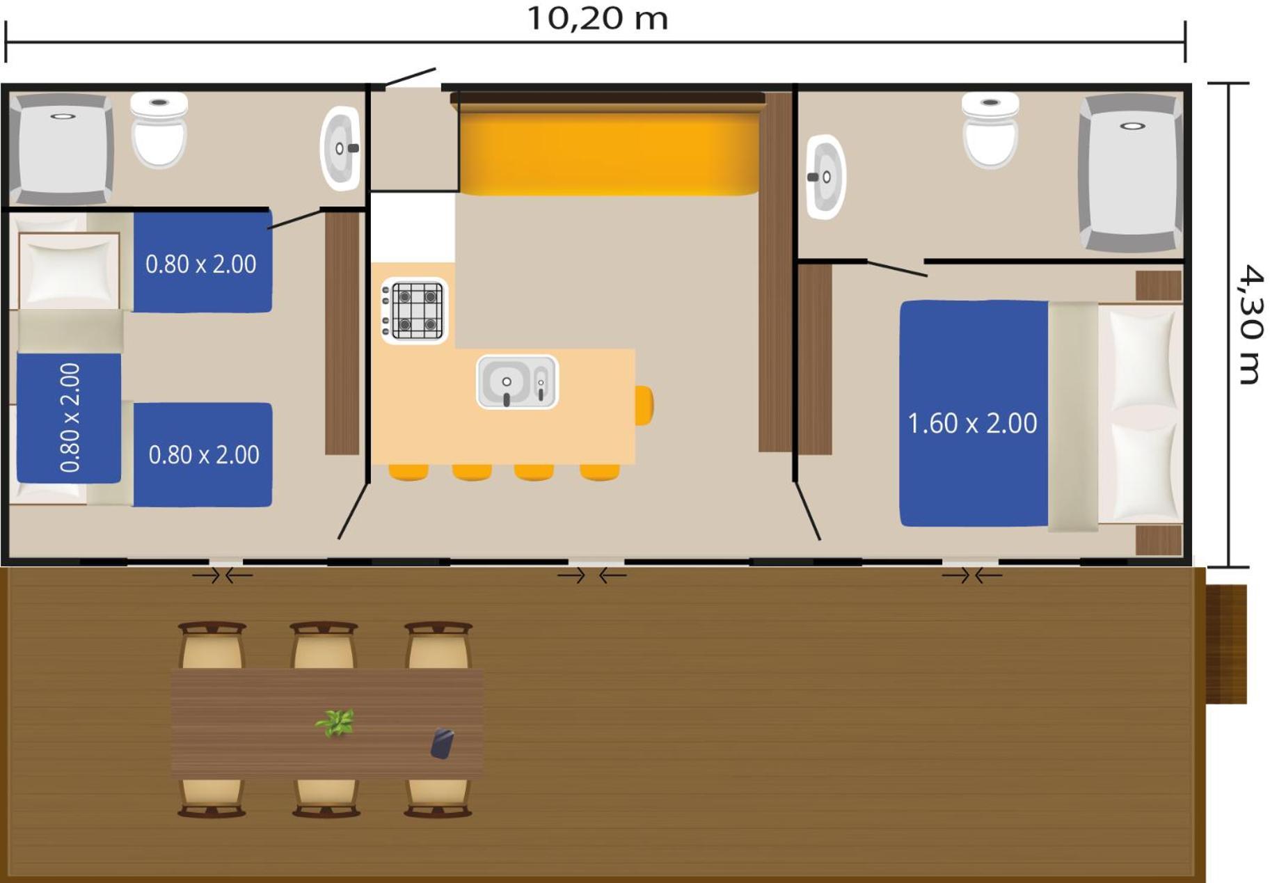 Easyatent Mobile Home Bijela Uvala Mugeba Rom bilde